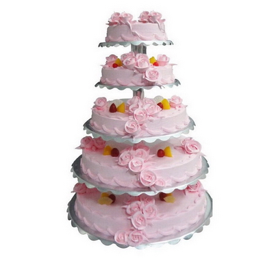 16寸14寸12寸10寸8寸五层圆形鲜奶水果蛋糕